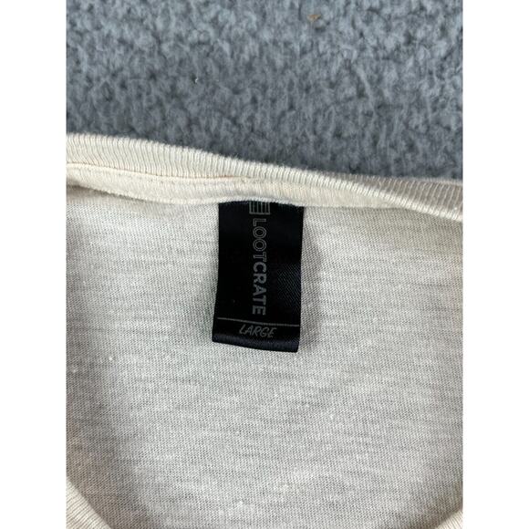 Star Trek Spock Shirt Mens Large White Ivory Mirror Mirror Lootcrate Exclusive - Picture 5 of 11